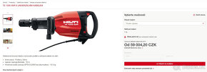 Hilti TE 1000-AVR s univerzálním kabelem (26J) - 2