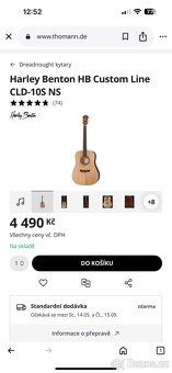 Akustická kytara HB + příslušenství - 2