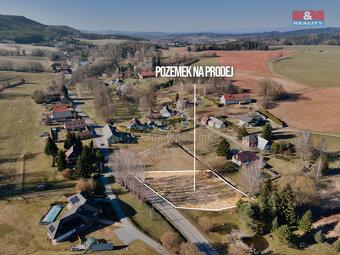 Prodej pozemku k bydlení, 1935 m², Horní Dobrouč - 2