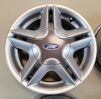ALU disky na Ford Escort 13" + Originální střed. krytky For - 2