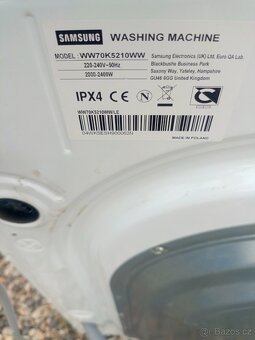 Prodám Samsung pračku na 7 kg - 2