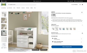 Přebalovací pult IKEA SMASTAD - 2