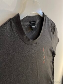 HUGO BOSS Linked T-Shirt – Off White / Grey - 2