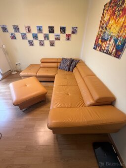 kožená sedačka na prodej - 2