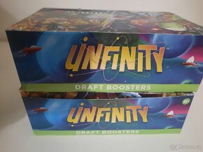 Magic the Gathering Unfinity, 2x box, cca 500 karek/1 box - 2