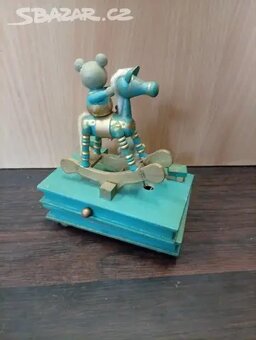 Hrací skříňka houpací koník - 2