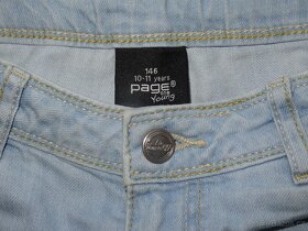 dívčí džínové kraťasy vel. 146 - 2