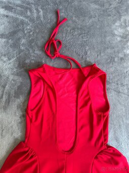 Červené šaty Shein vel. M - 2