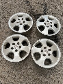 Prodám ALU kola opel 15" 5x110 ET 49 6J - 2