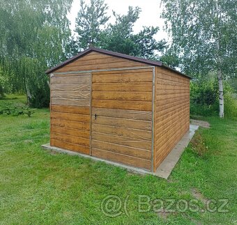 Plechová garáž 3x5m - 2