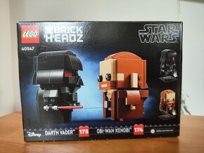 LEGO BrickHeadz 40547 Obi-Wan Kenobi a Darth Vader - 2