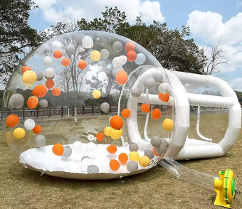 Bubble house - balónkový dům, nový, komplet včetně fukaru - 2
