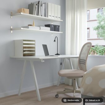 Stolní deska - IKEA Trotten 160x80 - béžová - 80% sleva - 2