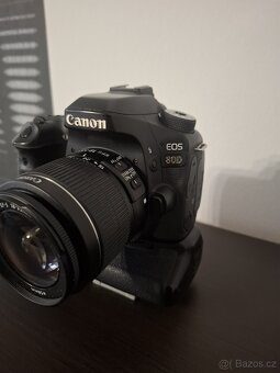 Prodám Zrcadlovku Canon 80D vč. Příslušenství - 2