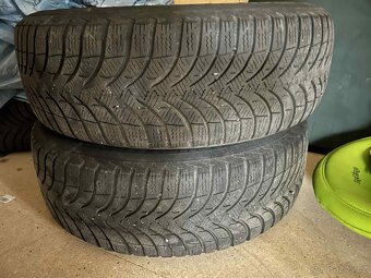 Prodám sadu zimních pneumatik + ocelové disky – Citroën C4 - 2