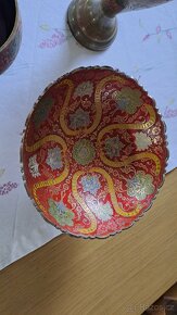 Mosaz orientální váza misky - 2