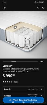 Matrace IKEA 140x200 - 2