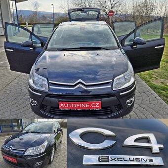 CITROEN C4 EXCLUSIV 1,4i 16v MODEL 2010 ALU ŠPIČKOVÝ STAV A1 - 2
