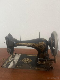 Šicí stroj Singer starožitný, nutný vlastní odvoz - 2