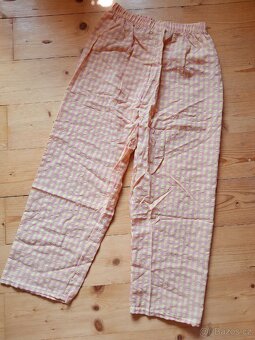 Dámské letní gingham kalhoty - 2