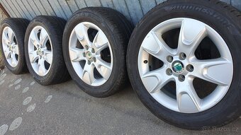 15" Škoda Fabia 5x100 pneu 80% - 2