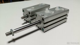 Pneumatické válce 2ks, ADN-40-80-A-P-A Samec G 1/8 Fes - 2