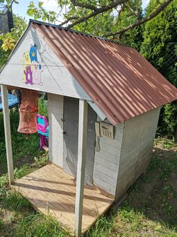 Zahradní domek pro děti + možno zdarma trampolína - 2