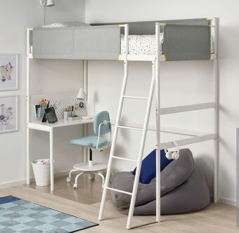 Patrová postel VITVAL z Ikea + 2x stolek - 2