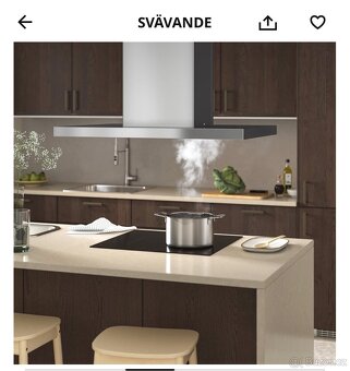 Stropní digestoř Svävande (Ikea) - 2
