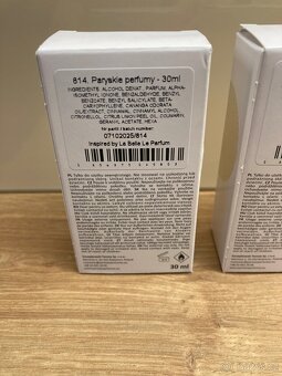 Pařížské vůně nové 30ml, pošta 50,- - 2