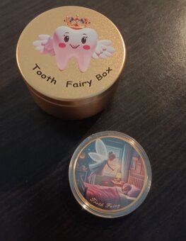 Prodám krásnou kovovou minci - suvenýr pro děti. - 2