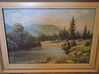 František Pospíšil ,malíř, pedagog (n.1896), Krajina Moravy - 2