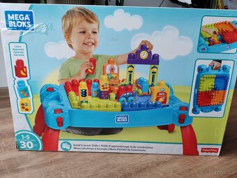 Mega Bloks - Pracovna malého stavitele + 60 dílná stavebnice - 2
