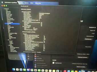 Macbook Air 13” M3/ 256GB/ 8GB/ baterie 100% - 2