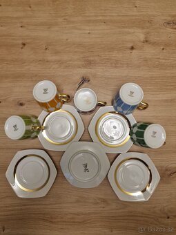 RETRO IKONA: Nekompletní moka servis SOPHIA od J. Ježka, r. - 2
