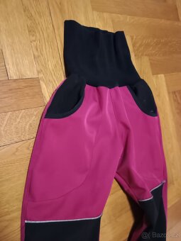 Dívčí zateplené softshellové kalhoty, vel.128/134 - 2