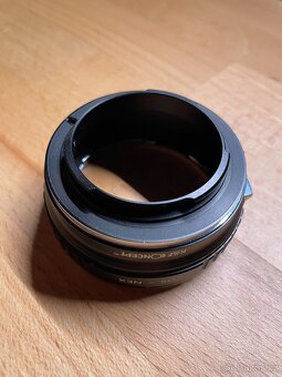 Redukce K&F Concept z objektivu Canon EOS na SONY E - 2
