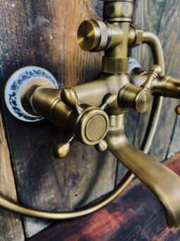 Nová baterie sprchová mosazná - 2