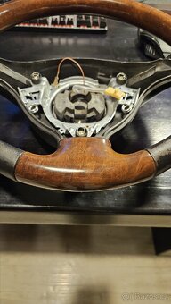 Dřevěný volant Passat b5.5, Bora, Golf, Octavia - 2