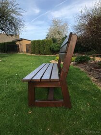 Dřevěné zahradní lavice - 2