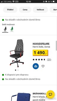 Herní židle Ikea HUVUDSPELARE - 2