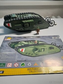 Lego Cobi 2972 britský tank Mark I. - 2