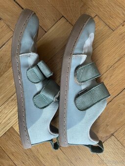 Barefoot plátěné tenisky Pegres - mintové  - EU35 - 2