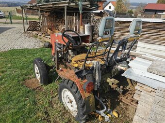 Zahradní traktůrek, motor z Octavie - 2