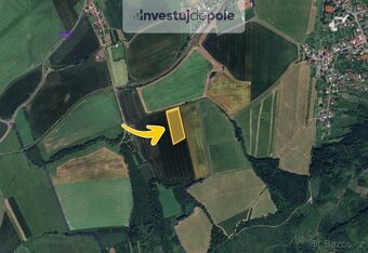 Prodej podílu 1/4 pole 4 315 m², Kunovice - 2