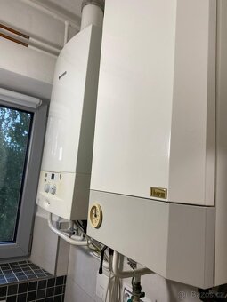 Plynový kotel a zásobník na teplou vodu - 2