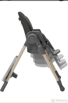 Šedá dřevěná dětská rostoucí židlička Maxi Cosi - 2