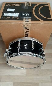 Prodám nový snare Sonor SQ1-14"x6,5, GT black,(P.C.17800,-) - 2