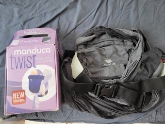 Manduca Šátek Twist Grey mint - 2