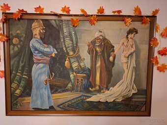 Obraz olej na plátně akt - 2